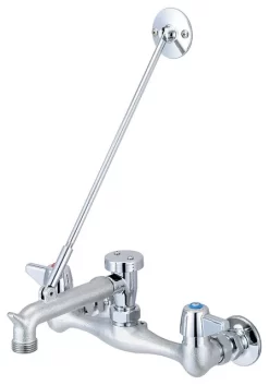 Central Brass Two Handle Wallmount Service Sink Faucet