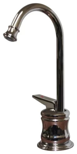 Whitehaus Collection Forever Hot Instant Hot Water Dispenser, Polished Chrome, 3.13"x5.25"