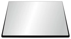 24" Square Glass Top 3/8" Thick With Pencil Edge With 3/8" Radius Corners