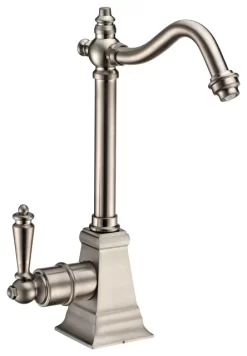 Whitehaus Point Of Use Kitchen Faucet With Brushed Nickel Finish WHFH-H2011-BN