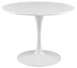 Modway Modway Lippa 40" Wood Top Dining Table, White