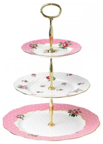 Royal Albert Vintage Cake Stand Three-Tier