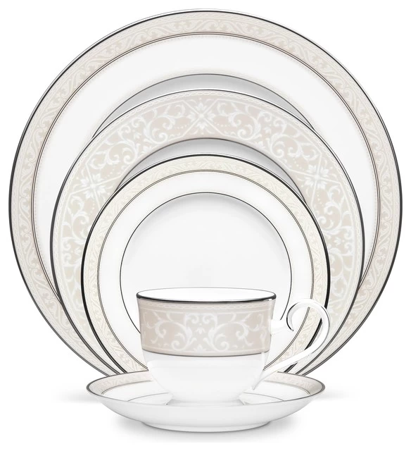 Noritake Montvale Platinum, 5-Piece China Set