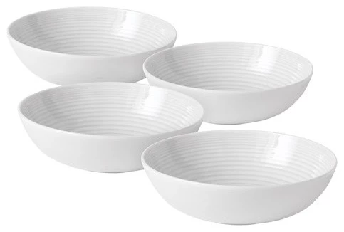 Royal Doulton Gordon Ramsay Maze White Cereal Bowl, Set Of 4