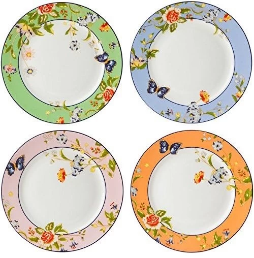 Ansley Cottage Garden Plate, Mixed, 4-Piece Set