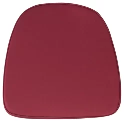 Soft Burgundy Fabric Chiavari Chair Cushion