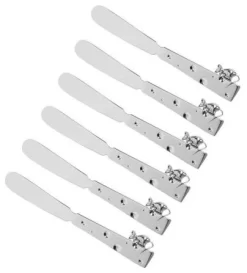 Leeber Mice Cheese/Butter Knifes, Nip, Set Of 6