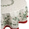 Lenox Holiday Ivory 70" Round Tablecloth