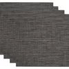 Gray Tonal Tweed Placemat, Set Of 6