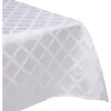 Lenox Laurel Leaf 70"x122" Oblong Tablecloth, White