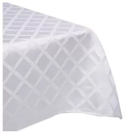 Lenox Laurel Leaf 70"x122" Oblong Tablecloth, White