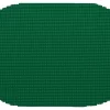 Kraftware Fishnet Hunter Green Oval Placemats, Set Of 12