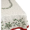 Lenox Holiday Ivory 60"x120" Oblong Tablecloth