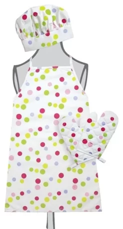 Polka Dots Apron Set