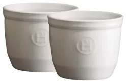 Emile Henry Flour Ceramic 6.8 Ounce #8 Ramekin, Set Of 2