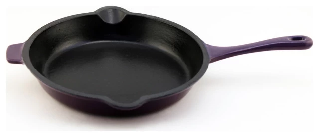 Neo 10" Cast Iron Fry Pan, Purple