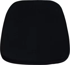 Flash Furniture Home Livingroom Soft Black Fabric Chiavari Chair Cushion