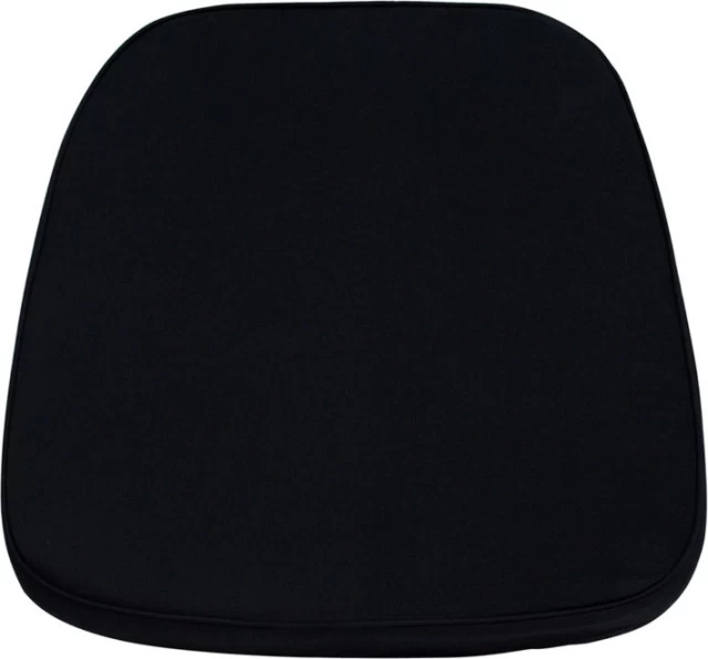 Flash Furniture Home Livingroom Soft Black Fabric Chiavari Chair Cushion