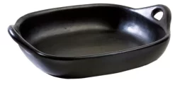 La Chamba Black Clay Roasting Pan, Large