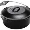 Lodge Logic Pre-Seasoned Cast Iron Dutch Oven, 5 Quart