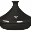Emile Henry Charcoal Ceramic 3.7 Quart Tagine