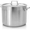Hascevher 18/10 Stainless Steel StockPot Covered 5 Quart