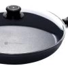 Swiss Diamond Nonstick Fry Pan With Lid, 12.5"