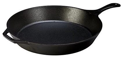 Lodge Logic Cast Iron 15 Inch Skillet With Assist Handle