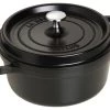 Staub Cast Iron 2.75-qt Round Cocotte - Matte Black