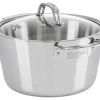 Viking Contemporary 3-Ply, 5.2-Quart Dutch Oven With Lid, Mirror Finish