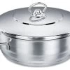 Korkmaz18/10 Stainless Steel Dutch Oven Covered Stockpot 3.8 Quart