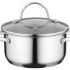 Essentials 6.25" 18/10 Stainless Steel Covered Casserole, 1.7 Qt, Comfort