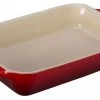Le Creuset 1 4/5-Quart, (10 1/2"x7") Rectangular Dish, Cherry