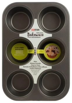 Muffin Pan Non-Stick 6 Jumbo