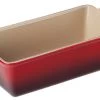 Le Creuset 9"x5"x3" (1 1/2-Quart,/1 Lb.) Heritage Loaf Pan, Cherry