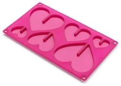 Lekue 3D Pink Silicone Hearts Mold