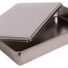 Stainless Steel Covered Cake Pan, Silver Small