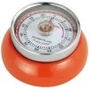 Zassenhaus Retro Kitchen Timer With Magnet 2.75" X 1.25" Orange