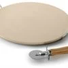 Nordic Ware® 01470 Pizza Stone With Serving Rack & Cutter, 13"