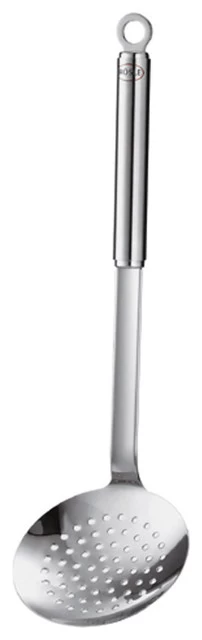 Rosle Stainless Steel 14.4 Inch Round Handle Perforated Skimmer