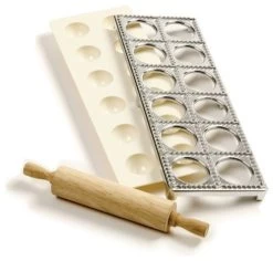 Norpro 3 Piece Ravioli Maker And Press Set With Rolling Pin