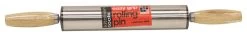 Home Basics Stainless Steel Heavy Weight Rolling Pin
