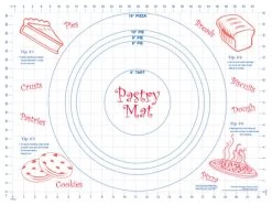 HIC Harold Import Co Kitchen Helper 18 X 24 Inch Pastry Mat