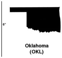 Elk Home OKL/S6 Oklahoma - 5.5- Inch Cookie Cutter (Set Of 6)