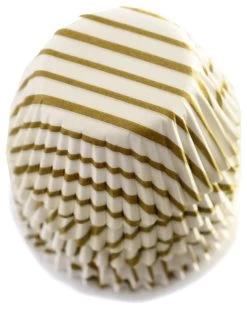 Norpro Gold Swirl Mini Cupcake Liner, Set Of 100