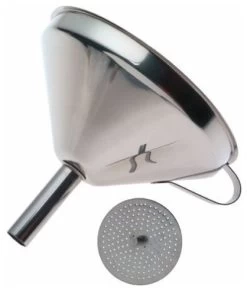 Norpro Stainless Steel Funnel With Detachable Strainer