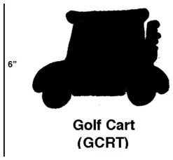 Elk Lifestyle Gcrt/S6 Golf Cart Cookie Cutters (Set Of 6)