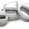 Norpro 3 Piece Scalloped Edge Biscuit And Cookie Cutter Set