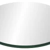 33" Round Glass Top 1/4" Thick With Flat Polish Edge