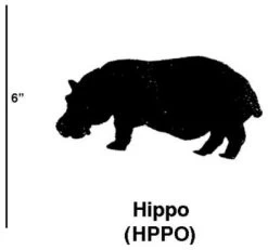 Elk Home HPPO/S6 Hippo - 5.5- Inch Cookie Cutter (Set Of 6)